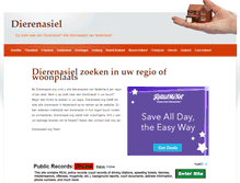 Tablet Screenshot of dierenasiel.org